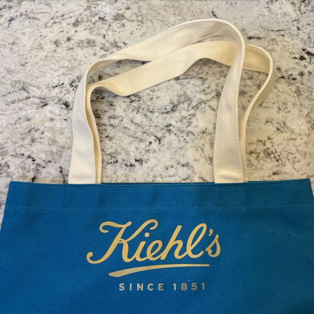 Kiehl's Limited Edition Designer Tote Bag Shoulder‎ Janine Rewell skeleton dog